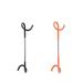 2PCS Outdoor Light Hook 2-way Lantern Lamp Hanger Tent Pole Post Holder Multifunctional Camping Hunting Fishing Aid