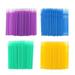 400pcs Glue Eyelashes Micro Care Brushes Colors Brush Cotton SwaApplicators Makeup Swabs Personal Applicator Eyelash Extension Stick Disposable for Cleaning
