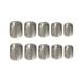 False Nail Salon Set Cat Eye Silver Reusable Nail with Adhesive Tabs for Home Finger Decoration Jelly Glue Model