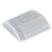 200PCS Crystal Micro Brush Applicator Disposable Micro Cotton Swabs for Eyelash Extensions Makeup Clean (Clear)