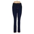 Old Navy Jeans - Mid/Reg Rise Skinny Leg Denim: Blue Bottoms - Women's Size 6 - Dark Wash