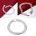 GXFCAI 2022 Male Bracelet Steel Punk Jewelry Men Flat Curb Bracelet Hip Rock Jewelry For Men Gifts Hop Sports P2D2