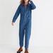 Madewell Pants & Jumpsuits | Garment-Dyed Denim Crop Coverall Jumpsuit | Color: Red | Size: S