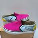 Vans Shoes | Excellent Used Vans Off The Wall Color Block Slip On Shoe Sneakers Womens 7 | Color: Pink | Size: 7