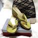 Nine West Shoes | Lime Ninewest Textured Platform Sandals 8 | Color: Green | Size: 8