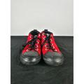 Converse Shoes | Converse Boys Ct All Star Street Mid Red Casual Shoes Sneakers Size | Color: Black/Red | Size: 4b
