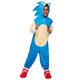 Rubie's 641276L Sonic The Hedgehog Jumpsuit Kinder Kostüm Jungen Mädchen Mehrfarbig 8-10 Jahre