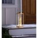 Evergreen Enterprises, Inc 18.5" Solar Powered Outdoor Lantern in Yellow | 18.5 H x 6.5 W x 6.5 D in | Wayfair 61A32