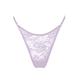 Women's Pink / Purple Wild Lace Lilac Hint Adjustable Thong XXL Monique Morin Lingerie