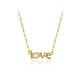 Women's Gold Love Conquers All Necklace Kathryn New York