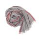 Women's Grey / Red Talisker Diamond Grey Cashmere Scarf Kinalba