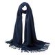 Women's Blue Callan Navy Cashmere Stole Kinalba