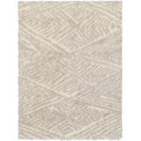 Beige;ivory Rectangle 5'3" x 7' Area Rug - Trent Austin Design® Rameriz Rectangle Geometric Machine Woven Polypropylene Area Rug in Tan/Beige 84.0 x 63.0 x 1.77 in white | Wayfair