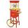 Nostalgia Vintage 8-Ounce Professional Popcorn and Concession Cart, 53 Inches Tall, Makes 32 Cups of Popcorn, Kernel Measuring Cup, Oil Measuring Spoo