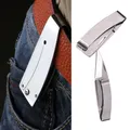 Porte-clés portable multifonctionnel avec mini couteau pliant pince à billets pour portefeuille