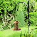 Miumaeov Solar Garden Lantern Bird feeder Solar Bird Feeder w/ Light for Outdoors Hanging