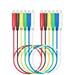 BAMILL 6PCS Magnetic Test Leads Silicone Soft Flexible Jumper Test Wires 30VAC 5A 3.3ft