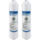 Under Sink Replacement Water Filters (2 Pack) - Aqua Quality