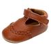 6-12 Months Baby Girls Shoes Infant Mary Jane Flats Princess Wedding Dress Baby Sneaker Shoes Toddler Shoes Baby Girls Cute Fashion Soft Bottom Sandals Brown