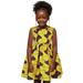 Toddler Dress Kids Baby Traditional Style Sleeveless Round Neck Ankara Princess Outfits Dresses For Girls