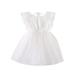 NKOOGH Beach Dresses Simple Frock 2022 New Summer Fashion Sleeveless Mesh Princess Dresses Korean Style Little Girls Dresses Sweet Mesh Party Dress Clothes