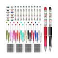 1.0mm Ballpoint Pen Set ation Pen 300 Pack Filling Pens DIY Journal Set B