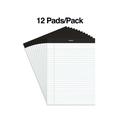 Staples Notepads 8.5 x 11.75 Wide Ruled White 50 Sheets/Pad 24/Carton ST57339M/5733VS