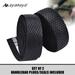 [Set of 2]Bicycle Handlebar Tape with Handlebar Plugs AYAMAYA PU EVA Washable Bike Bar Tape Anti-Slip Anti-Shock Sweatproof Grip Tapes for Handles Durable Lizard Skin Bar Tape for Cycling(Black)