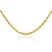 GOLD CHAINS ROPE SOLID DIAMOND CUT GOLD CHAIN 1 MM : 10K 18