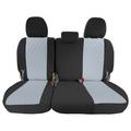 TLH Custom Fit Car Seat Covers for Toyota Sienna 2011-2020 Car Seat Cover Rear Set Automotive Seat Covers in Gray Neoprene Waterproof and Washable Seat Covers