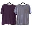 Polo By Ralph Lauren Shirts | 2 Polo Ralph Lauren Short Sleeve T-Shirts. Mens Med. 1 Purple.1 Light/Baby Blue | Color: Blue/Purple | Size: M