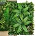 SHZICMY 9pcs Artificial Plant Wall Mat Greenery Wall Hedge Grass Fence Foliage Panel 40*60cm