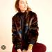 Anthropologie Jackets & Coats | Anthropologie Marrakech Faux Fur Camo Bomber - Lg | Color: Black/Green | Size: L