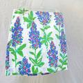 Lilly Pulitzer Skirts | Ladies Lilly Pulitzer Skirt, Textured Cotton, Lined, Classic Colors, Sz 6 | Color: Blue/Pink | Size: 6