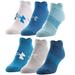 Under Armour Accessories | New Under Armour Essential 2.0 No Show Socks 6-Pair | Color: Blue/White | Size: Medium (6-10)