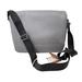 Burberry Bags | Burberry Bruno Leather Logo Charcoal Grey Messenger Bag 80528721 $1350 | Color: Gray | Size: Os
