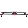 40cm Camera Slider Rail,Carbon Fiber + Aluminum Alloy 5kg Load Track Dolly Follower Slider Rail Photography Accessory with 1/4 Inch 3/8 Inch Interface,for Micro-Single Camera/SLR Camera