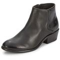 FRYE Women's Carson Piping Bootie Ankle Boot, Black, 8.5 UK