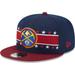 Men's New Era Navy Denver Nuggets Banded Stars 9FIFTY Snapback Hat