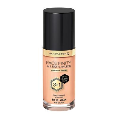 Max Factor Facefinity All Day Flawless Foundation 75 - GOLDEN 30 ml Hellbraun Image