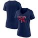 Women's Fanatics Branded Navy Boston Red Sox Hometown Nation V-Neck T-Shirt