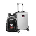 MOJO Silver San Francisco 49ers Personalized Deluxe 2-Piece Backpack & Carry-On Set