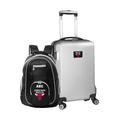 MOJO Silver Chicago Bulls Personalized Deluxe 2-Piece Backpack & Carry-On Set