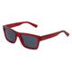 Ray-Ban RB4396 Unisex-Sonnenbrille Vollrand Eckig Bio-Kunststoff-Gestell, rot