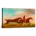 George Stubbs Paintings Sporting Art Print William Anderson With Two Saddle-Horses Canvas Art Framed Wall Art