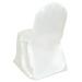 Efavormart 40 PCS Ivory Glossy Satin Banquet Chair Covers Reusable Elegant Chair Covers