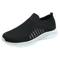 KaLI_store Mens Shoes Mens Slip on Shoes Casual Non Slip Lightweight Comfortable Tennis Gym Walking Running Shoes White 9