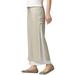 Akiihool Women Pants Dressy Casual Capri Pants for Women Casual Summer Pull On Yoga Dress Capris Work Jeggings Golf Crop Pants with Pockets (Beige XXL)