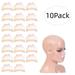 10Pack Wig Caps Stretchy Nylon Wig Cap Wig Caps for Women Lace Front Wig Stocking Caps for Wigs Nude Wig Cap with Elastic Bands for Women