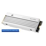 Corsair MP600 PRO LPX M.2 2280 2TB PCIe Gen4 x4 NVMe 1.4 3D TLC Internal Solid State Drive (SSD) CSSD-F2000GBMP600PLPW - Optimized for PS5